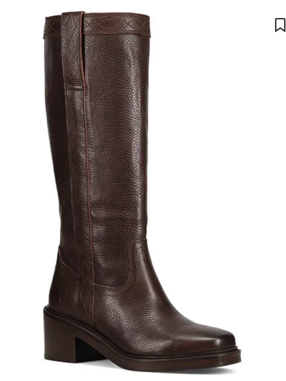 Frye Women's Kate Pull On Leather Boots in Dark Brown